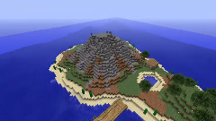 #1 Minecraft Timelapse Volcanic Island