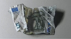 5 Euro Banknote Drawing