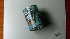 How I Drew A Can Of Beans