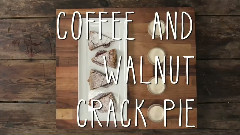 Coffee And Walnut Crack Pie
