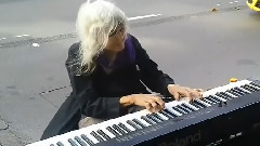 The 80 Years Old Woman Street Begging To Play The Piano 2