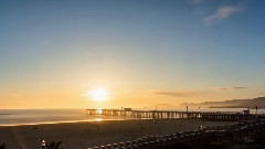 日落Pismo Beach Sunset