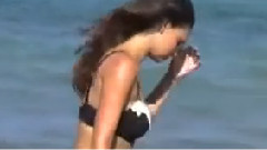 Underwear Model On The Beach