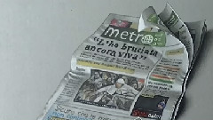 Crazy Realistic Drawing Metro Newspaper
