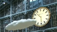 Giant Cloud Unveiled At St Pancras