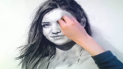 米兰达克尔 In Charcoal - Speed Drawing