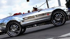 1st Camaro In The World Chromed On 32 Wheels