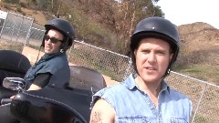 Two Dudes On A Motorcycle