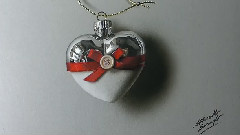 Heart Shaped Christmas Bauble