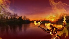Sunset In Fire