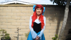 The Girl As Ariel From The Little Mermaid