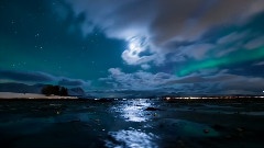 北极的夜空