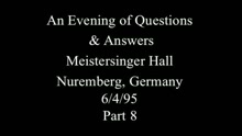 Q&A: Is Getting Older A Problem? (Nuremberg 1995)