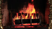 O Holy Night (Yule Log Video)