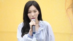 태연 (TAEYEON) 팬사인회 끝인사 [태연] 직캠 Fancam (코엑스 라이브플라자) by Mera