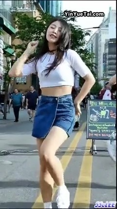 170520 시온(LADY B) - 和我交往吗(DIA) 新村游击路演