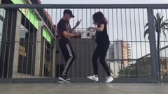 BEST SHUFFLE DANCE OF YOUTUBE ! COUPLE HD Cutting Shapes