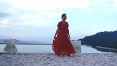 沙滩放情