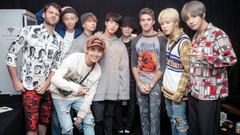 ThatOneBlondKid INS更新:防弹少年团 & The Chainsmokers