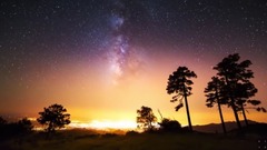 延时星空