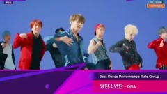 最佳舞蹈表演男团奖提名候补 防弹少年团 2017 MAMA