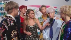 BTS After Their First U.S. Television Debut for The 2017AMAs 中文字幕 (LFB中字)