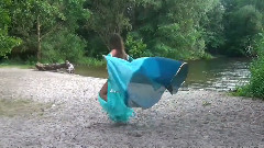 Sensual Belly Dance at the Beach Belly Dancer Isabella 2014