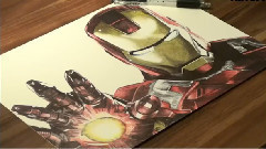 Pen Drawing Of Iron Man