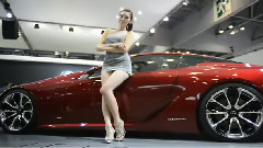 Show The Lexus Skirt Beautiful Models On The Booth