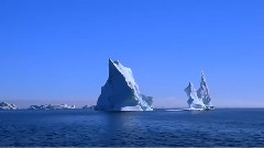 Deep Blue Ice Sculpture