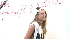 Cara Delevingne's Drumming Debut at Charlotte Tilbury's House of #RockNKohl!