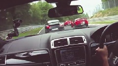 Jethro Bovingdon Races The Jaguar XKR 75 At The Nurburgring