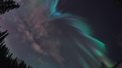 Coronal Aurora Over Fairbanks Alaska