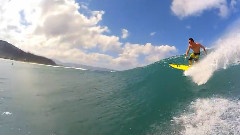Kalani Chapman Surfs Billabong Pipe Masters