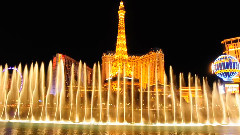 Bellagio Fountains With Andrea Bocelli