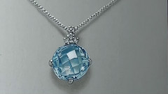 Draw An Aquamarine Necklace