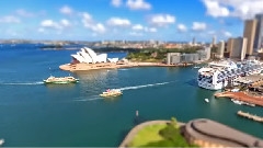 Tiny Sydney Tilt & Shift Miniature Effect