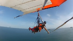 Prince Malik Hang Gliding In Brazil