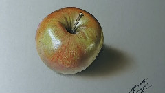 How I Draw A Shiny Apple
