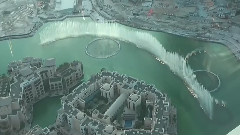 震撼!迪拜音乐喷泉