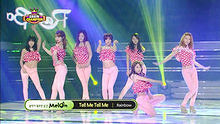 Rainbow - Rainbow - Tell Me Tell Me130320 Show champion现场版