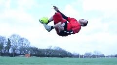 Crazy Flipping Football Freestyle