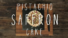Pistachio And Saffron Cake