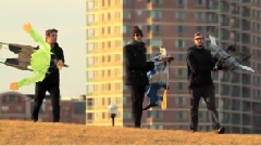 Flying People In New York City