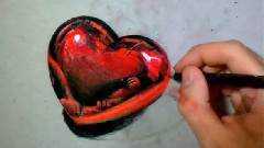 3D Red Heart