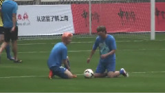 赛前热身