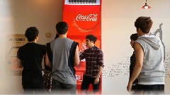 Coca Cola Hidden Camera Vending Machine