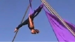 Jayna Lee Aerial Silk Rehearsal