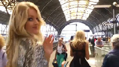 VS All Access Making The Victoria's Secret 2011 Holiday TV Shoot The Train Station