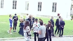Phia Sau Sân Khấu Thời Trang Xuân He 2014 Milan